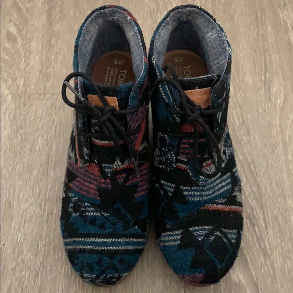 TOMS Desert Wedge Bootie